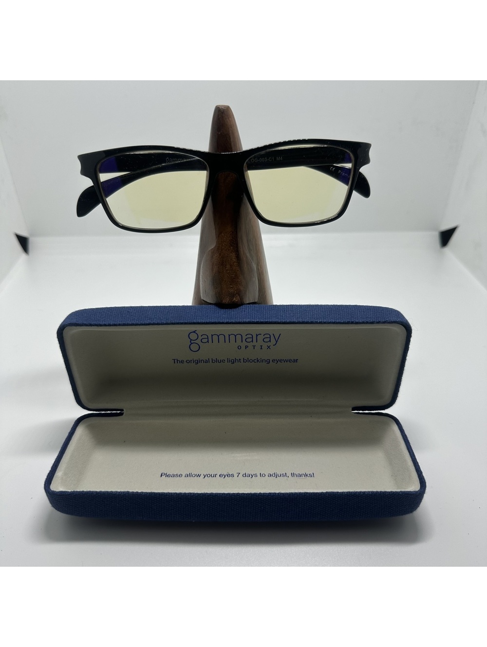 Gammaray Optix Blue Light Blocking Glasses with Black Frame